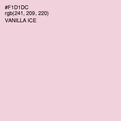#F1D1DC - Vanilla Ice Color Image
